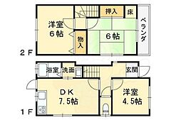 🉐敷金礼金0円！🉐諏訪ノ森借家