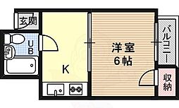 シャンクレール御陵前 4階