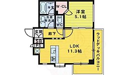 Riviere 1LDKの間取図画像