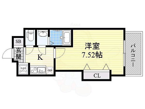 Luxe天神橋 ｜大阪府大阪市北区天神橋２丁目(賃貸マンション1K・12階・24.28㎡)の写真 その2