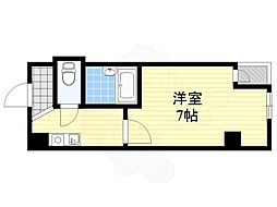 ジョリーフローラ 1Kの間取図画像