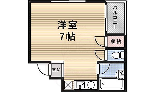 プチオジェ 301｜大阪府池田市城南１丁目(賃貸マンション1R・3階・24.00㎡)の写真 その2