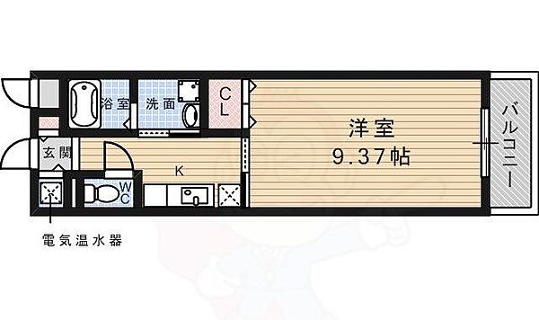 エトワール池田 ｜大阪府池田市神田４丁目(賃貸アパート1K・1階・29.90㎡)の写真 その2