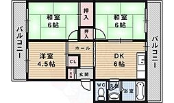 間取図画像 3DK