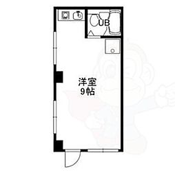 SKハイツ ワンルームの間取図画像
