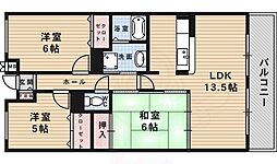 エバーグリーンコンフォート 3LDKの間取図画像
