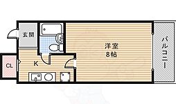 シラテック池田 1Kの間取図画像
