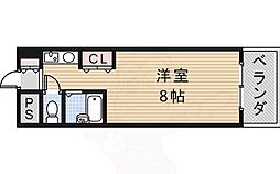ステムヴィラ 1Kの間取図画像