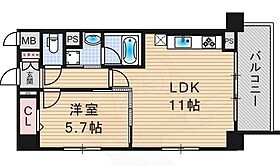 アベニール鷺洲  ｜ 大阪府大阪市福島区鷺洲５丁目11番8号（賃貸マンション1LDK・7階・40.35㎡） その2