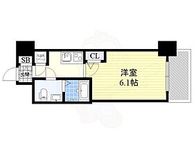 アドバンス西梅田ラシュレ  ｜ 大阪府大阪市福島区吉野２丁目（賃貸マンション1K・3階・21.04㎡） その2