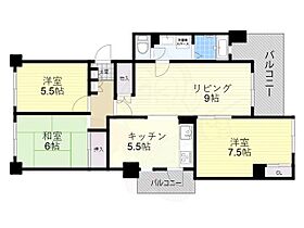 佃第2コーポ4号棟 403 ｜ 大阪府大阪市西淀川区佃２丁目（賃貸マンション3LDK・4階・77.97㎡） その2