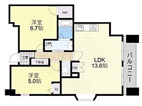 大拓ハイツ25（アメニティ吉野） 602 ｜ 大阪府大阪市福島区吉野３丁目（賃貸マンション2LDK・6階・53.36㎡） その2