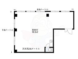 モード福島の間取図画像