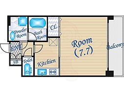 プレジオ福島 1Kの間取図画像