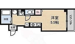 ハイツイケダ ワンルームの間取図画像