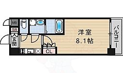 アルグラッドサギス 1Kの間取図画像