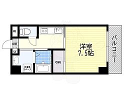 センチュリーハイツO・H 1Kの間取図画像