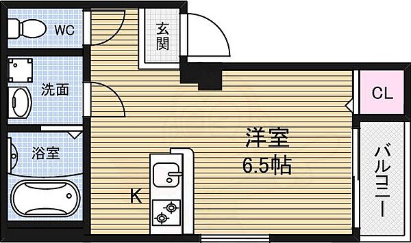 フォルモント新大阪 ｜大阪府大阪市淀川区木川東２丁目(賃貸マンション1R・3階・24.00㎡)の写真 その2