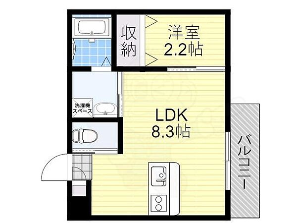 リアコートJR淡路駅前 ｜大阪府大阪市東淀川区菅原６丁目(賃貸マンション1LDK・2階・24.78㎡)の写真 その2