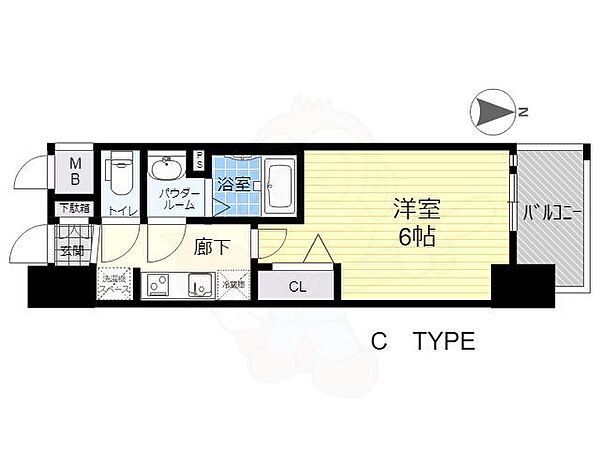 プレサンス新大阪ストリーム ｜大阪府大阪市淀川区西中島１丁目(賃貸マンション1K・5階・21.46㎡)の写真 その2