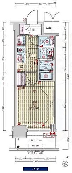 プレサンス新大阪イオリア ｜大阪府大阪市淀川区東三国１丁目(賃貸マンション1K・4階・22.62㎡)の写真 その2