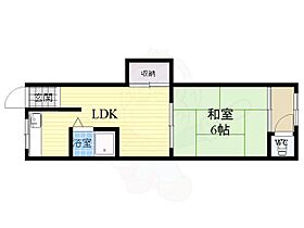 日月荘  ｜ 大阪府大阪市東淀川区淡路３丁目6番37号（賃貸アパート1LDK・1階・27.00㎡） その2