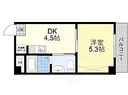 ハイツアスク 1DKの間取図画像