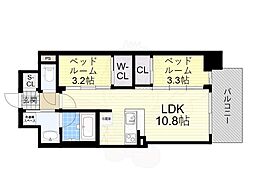 コンフォリア・リヴ東三国駅前ソルテラス 8階/-