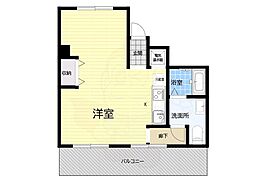 オリエント新大阪アーバンライフ ワンルームの間取図画像