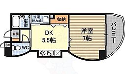 カサデルドイ 1DKの間取図画像