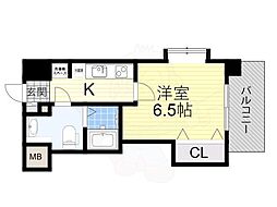 FRENCIANOIE東三国 1Kの間取図画像