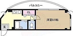 リバーサイド柴島 1Kの間取図画像