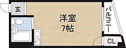 レモンビル ワンルームの間取図画像