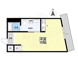 アネックス新大阪 ワンルームの間取図画像