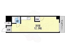プロヴァンス ワンルームの間取図画像