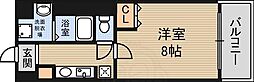 エスティライフ新大阪第2 1Kの間取図画像