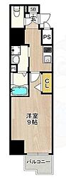 フェニックス新大阪 1Kの間取図画像