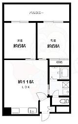 パークロッジ 2LDKの間取図画像