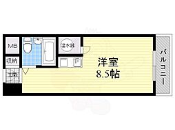 オリエント新大阪アーバンライフ ワンルームの間取図画像