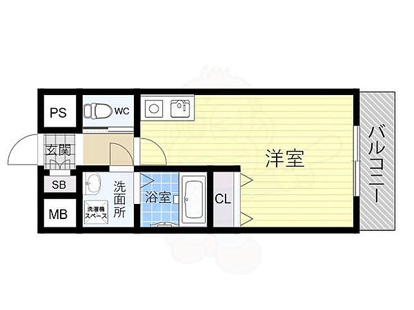 プラディーパ花園 ｜大阪府大阪市西成区旭２丁目(賃貸マンション1R・4階・26.79㎡)の写真 その2