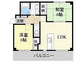 シェーヌパレ  ｜ 大阪府大阪市住之江区浜口東２丁目8番8号（賃貸マンション2LDK・3階・50.43㎡） その2