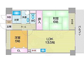 ファーロ新北島  ｜ 大阪府大阪市住之江区新北島２丁目2番29号（賃貸マンション2LDK・1階・59.71㎡） その2