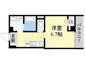 レクラン岸里東  ｜ 大阪府大阪市西成区岸里東２丁目14番21号（賃貸マンション1R・7階・25.63㎡） その2