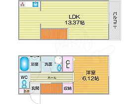 レ・セーナ桜通り  ｜ 大阪府大阪市西成区橘３丁目（賃貸アパート1LDK・1階・49.30㎡） その2