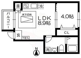 パレス沢ノ町1番館  ｜ 大阪府大阪市住吉区千躰２丁目8番14号（賃貸アパート1LDK・1階・31.89㎡） その2