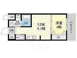 FDSPREX 1LDKの間取図画像