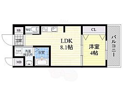 FDSPREX 1LDKの間取図画像