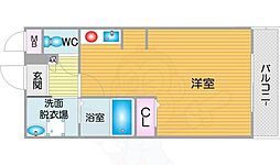 グランドコートN ワンルームの間取図画像