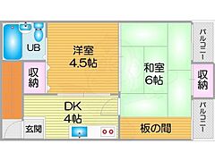 物件の間取り