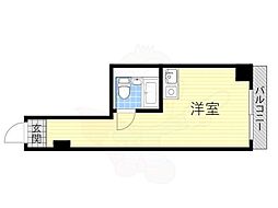 ベストレジデンスあびこ ワンルームの間取図画像